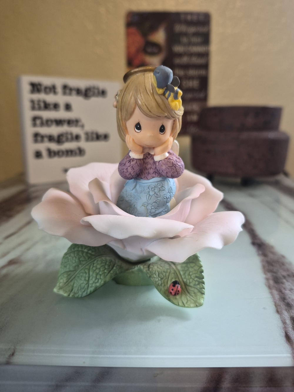 Precious Moments "Pink Rose Of Sweetness"